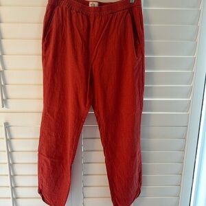 Marine Layer Linen Pants Size L